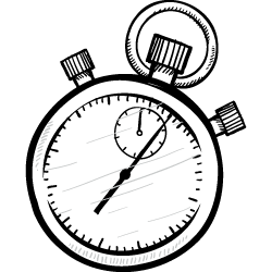 Illustration chronomètre Illustration chronomètre