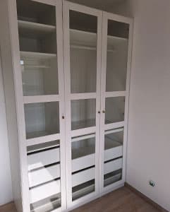 Vitrine installée à domicile